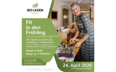 Kochkurs – Fit und Gesund in den Frühling